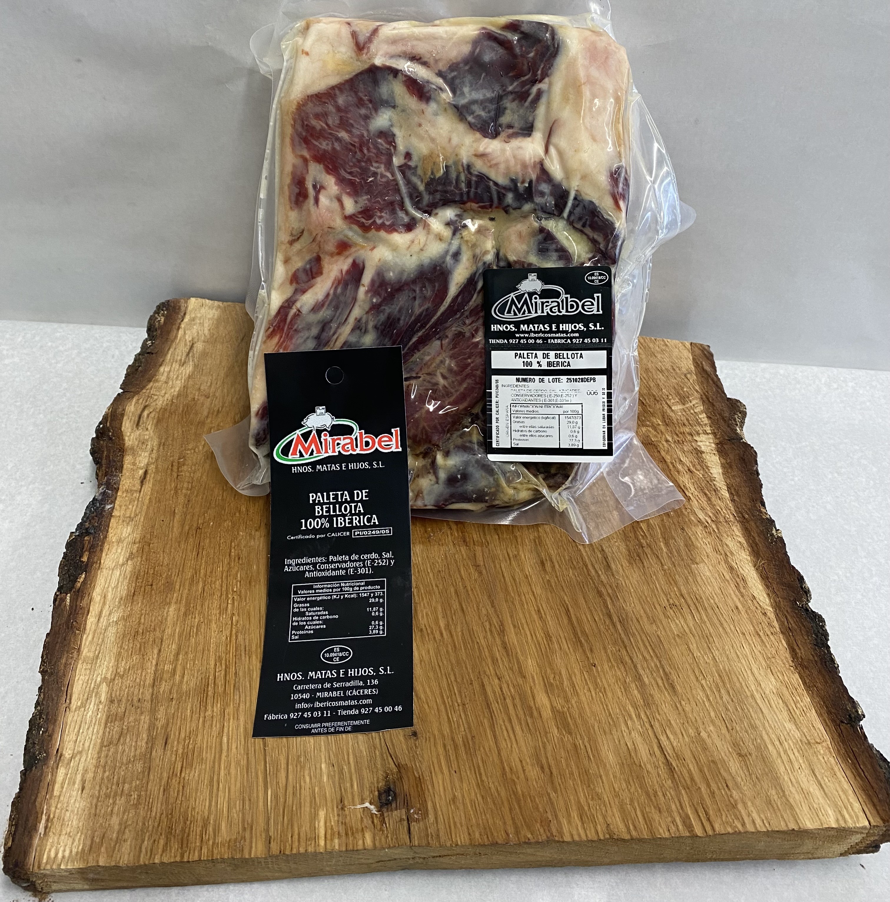 PALETA DE BELLOTA 100% IBÉRICA DESHUESADA