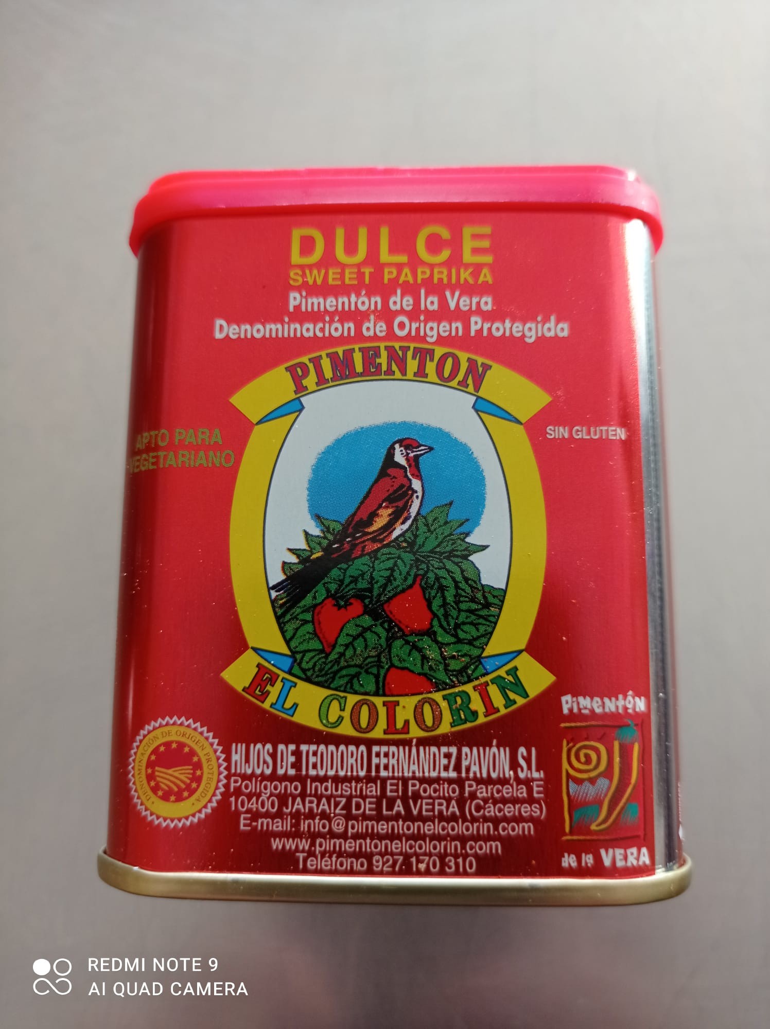 PIMENTON DE LA VERA DULCE 0,125 Kg